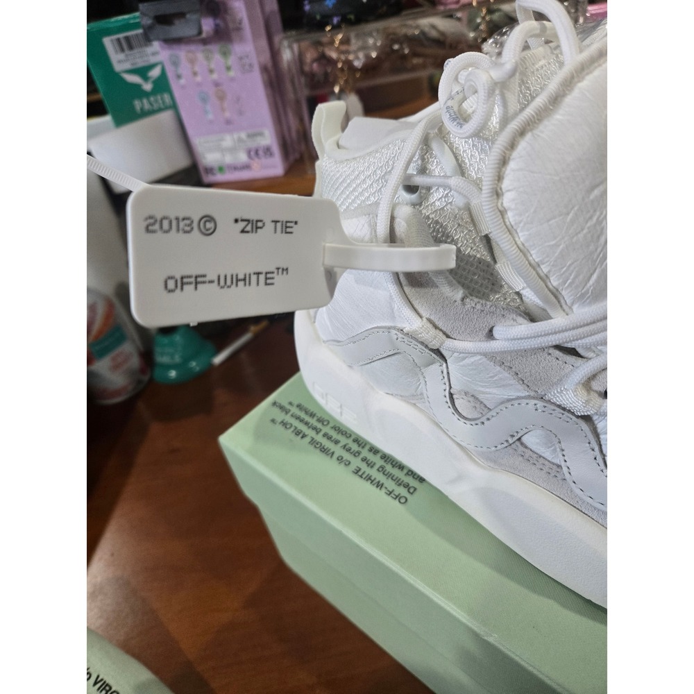 Off-White ODSY-1000 White Sneakers Virgil Abloh High Top Shoes NEW
